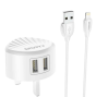 Sporty SQI1 Quick dual port charger set