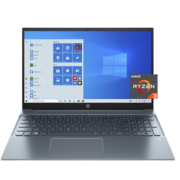 HP Pavilion Laptop 15-eh0011nia: Powerful AMD Ryzen™ 3, 8GB RAM, 256GB SSD, 15.6" FHD Touch Display