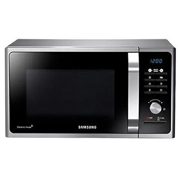 SAMSUNG 23L SOLO MICROWAVE OVEN(WHITE STAINLESS STEEL)