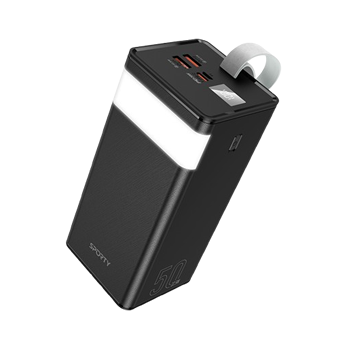 Buy the Sporty J86A Powermaster 22.5W fully compatible power bank(50000mAh) from Slot