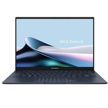 ASUS Zenbook 14 OLEDCore Ultra Ponder Blue 16GB 1TB M.2 NVMe™ PCIe® 4.0 SSD14.0-inch 3K (2880 x 1800) OLED 16:10 aspect ratio Touch screen Ultra 9 - 185H Intel® AI Boost NPUEvo 
